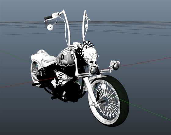 Custom chopper build